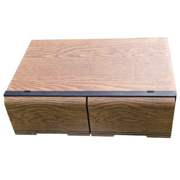 Vintage VHS Clamshell Case Movie Storage Drawers Box Video Organizer Plastic - Picture 1 of 16